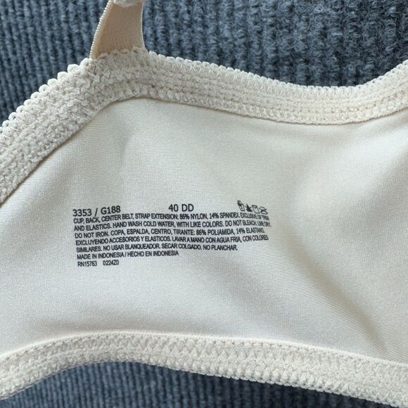 Bali Live It Up Bra 40DD Beige Taupe Push Up Underwire Cushion Straps DF3353 NEW - Picture 4 of 8